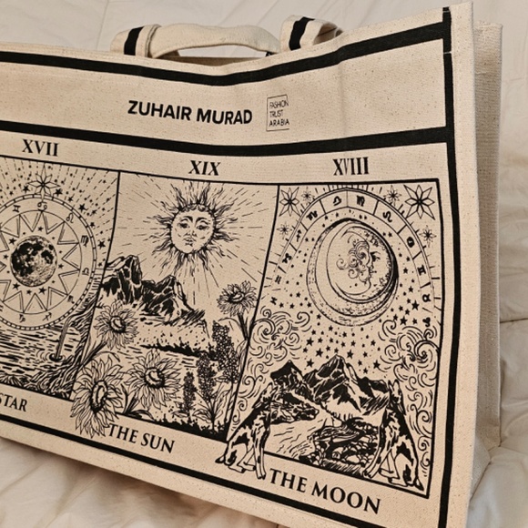 Zuhair Murad X Fashion Trust Arabia Tote Bag- Cream - Picture 5 of 7